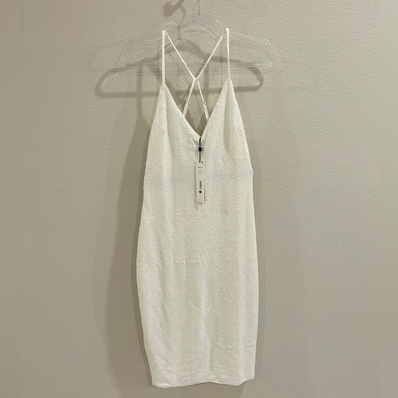 AQUA NWT sequin dress XS - Picture 6 of 6